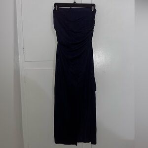 Windsor Strapless Navy Dress